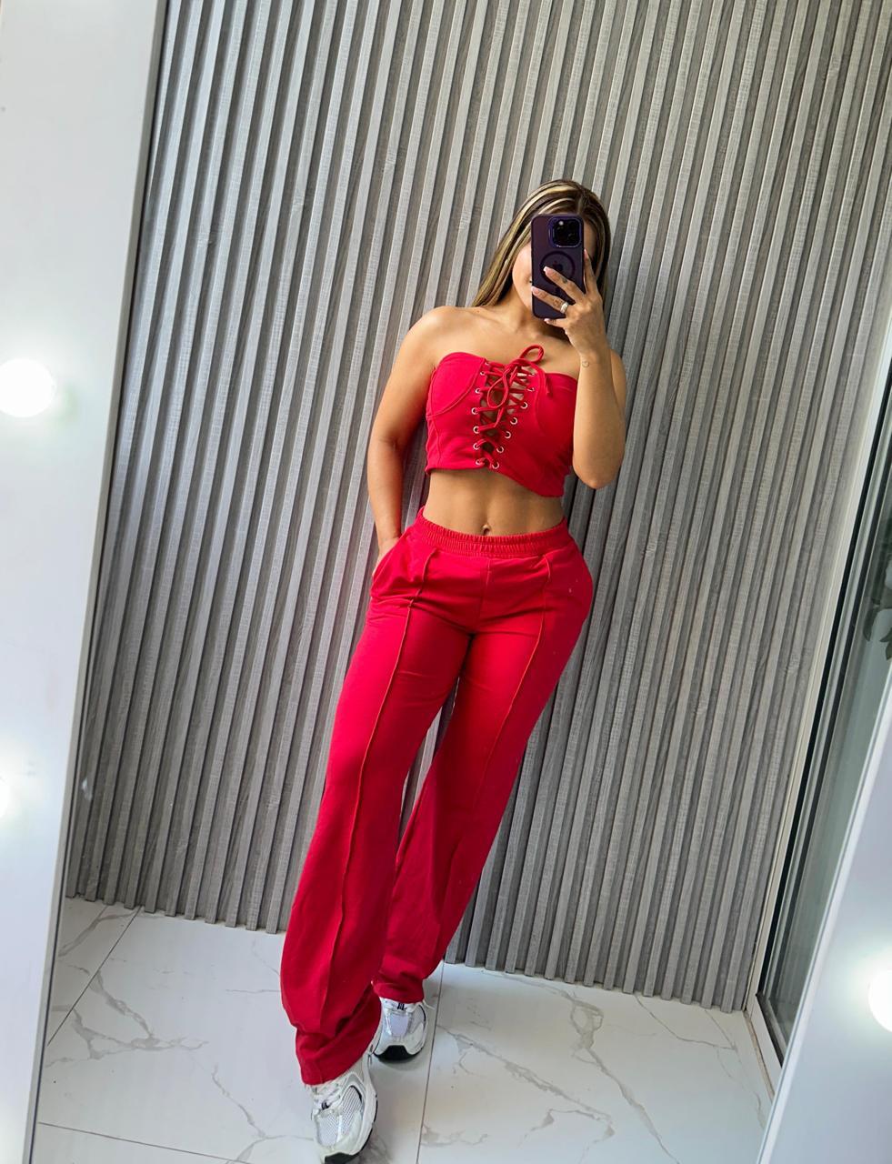 CONJUNTO BLUSA CORSETT