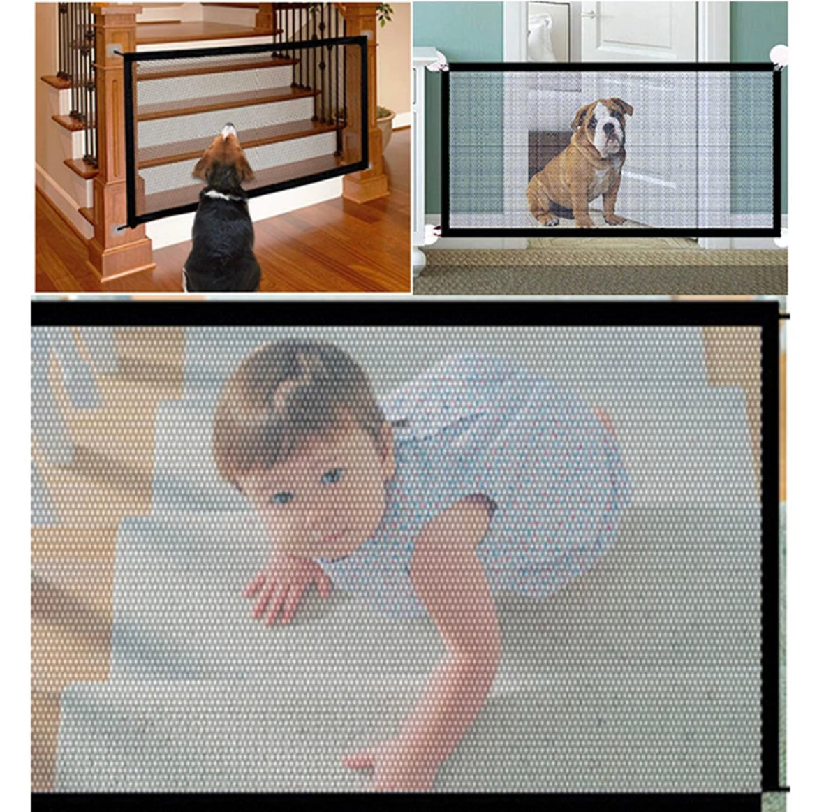 BARRERA MALLA SEGURIDAD MASCOTA BEBE 110