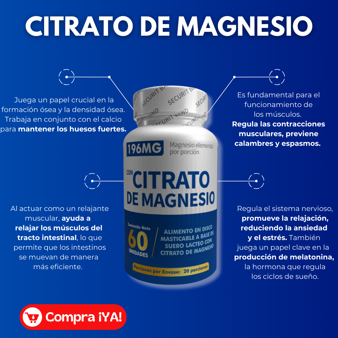 Citrato De Magnesio X 60 Und