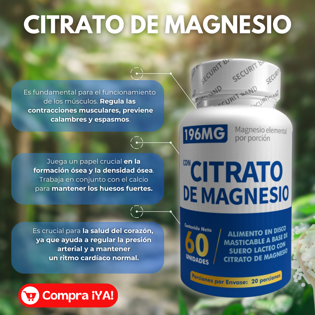 Citrato De Magnesio X 60 Und