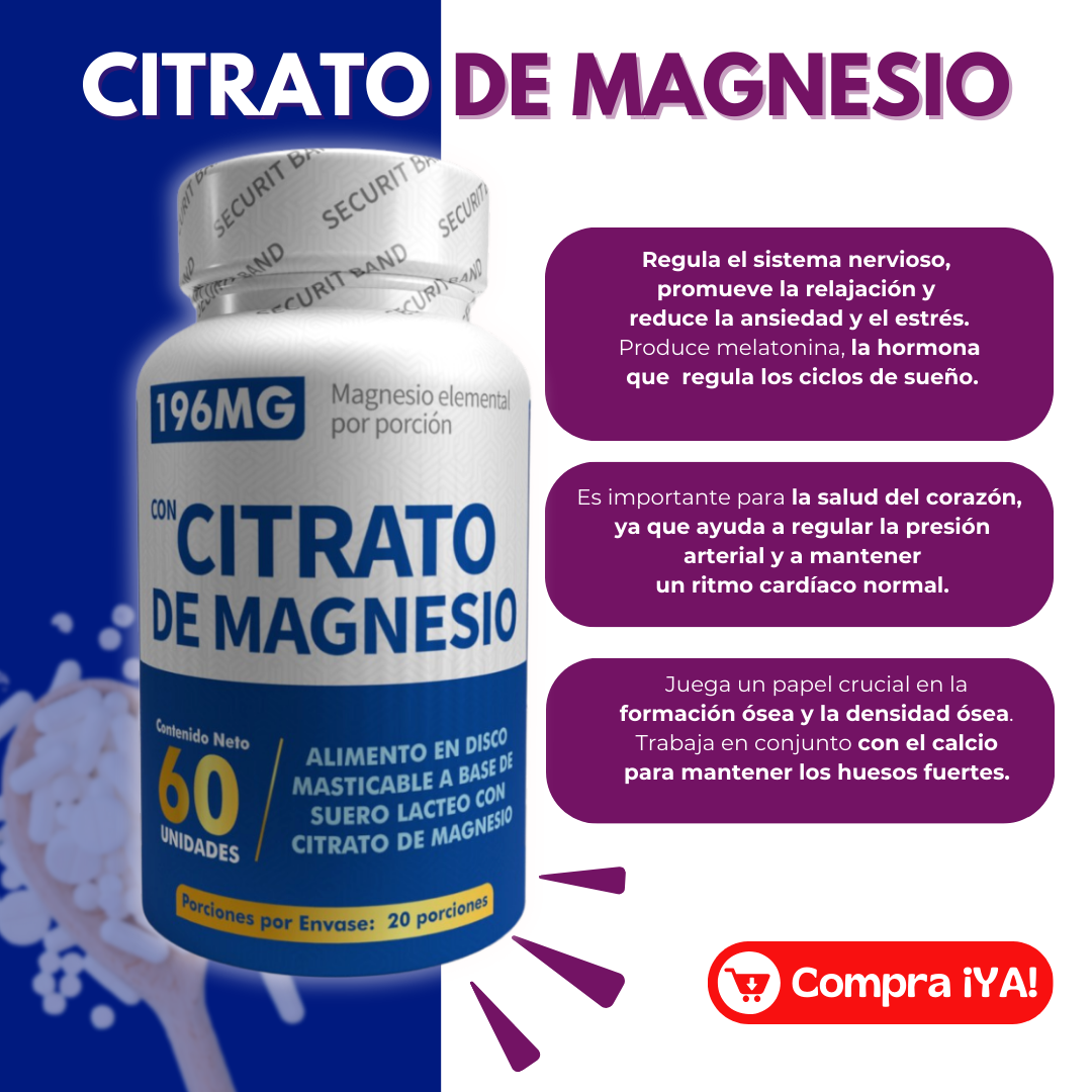 Citrato De Magnesio X 60 Und