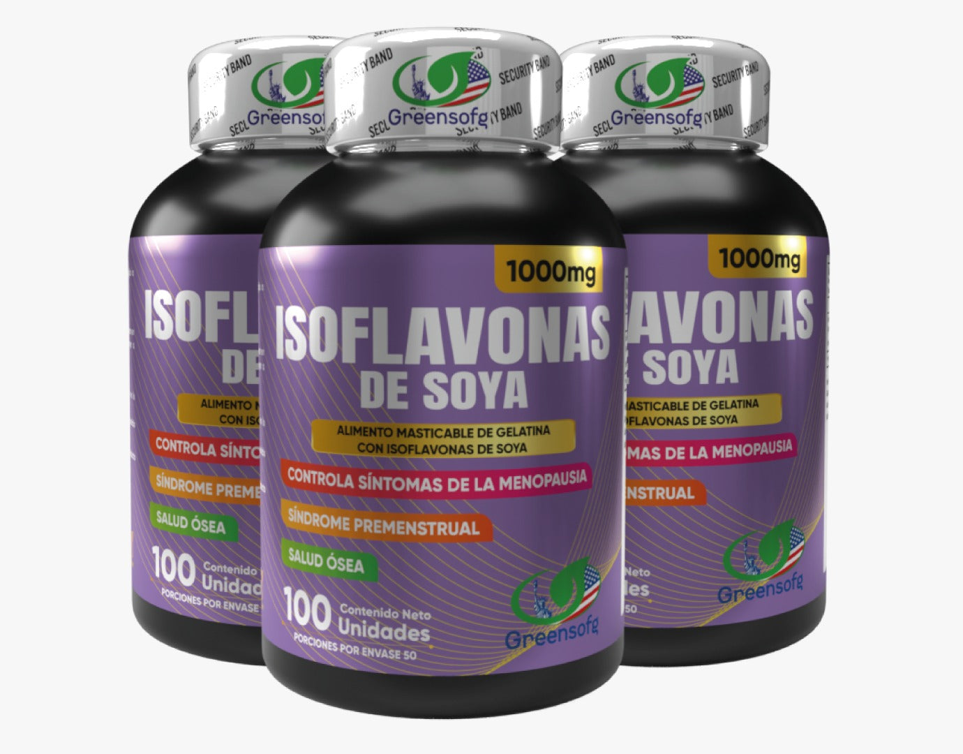 Isoflavonas de Soya 1000 mg