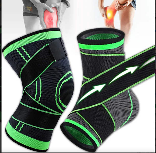 combo rodillera + tobillera