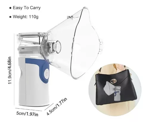 Nebulizador Portatil Recargable Adulto