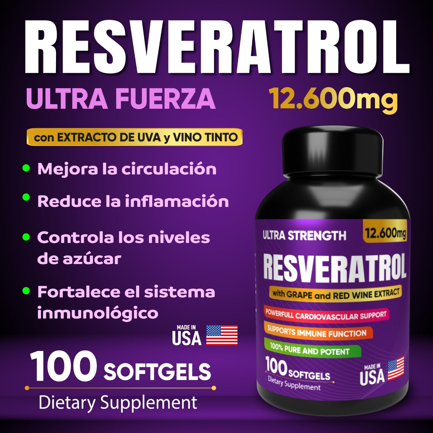 RESVERATROL 12600 mg