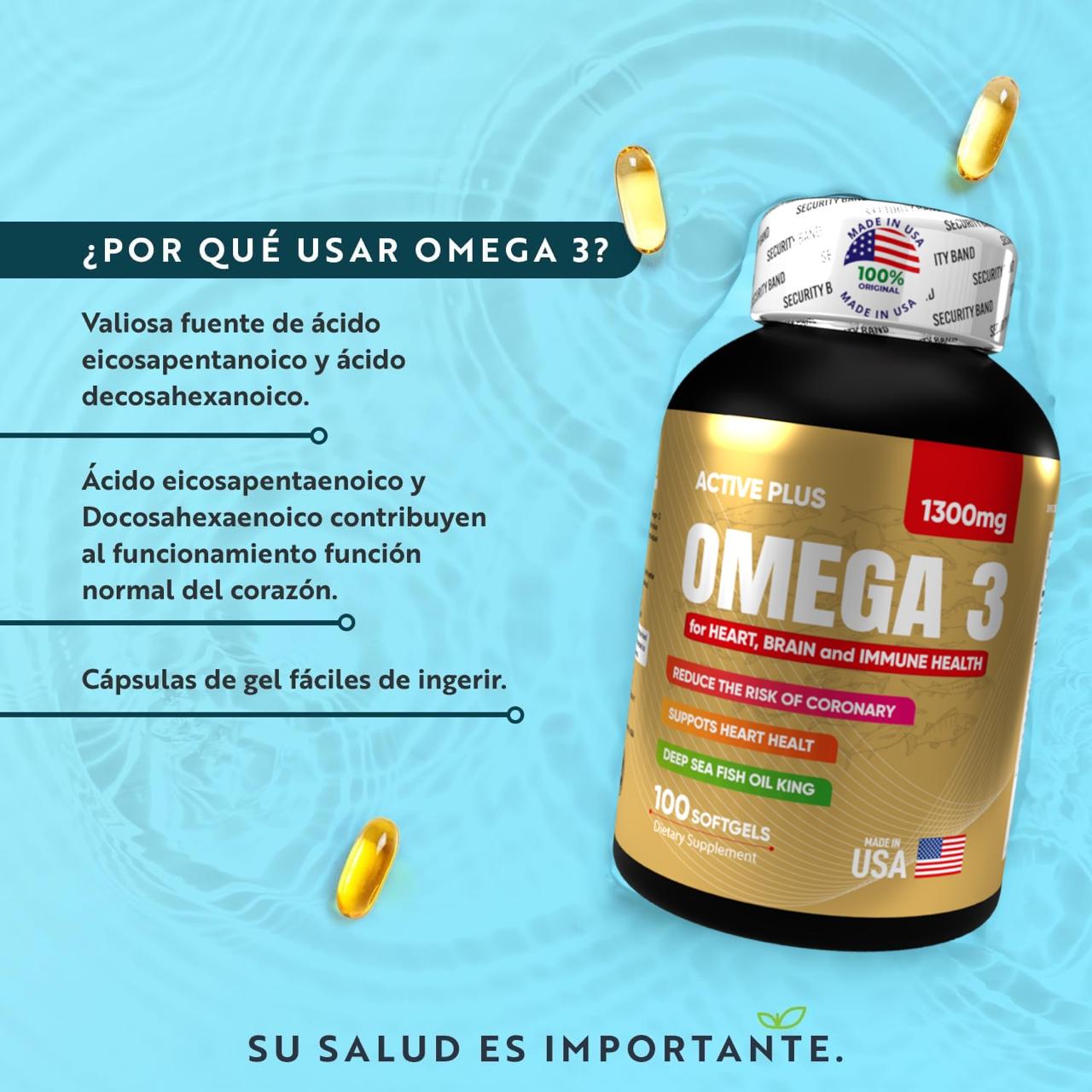 ACTIVE PLUS OMEGA 3 1300mg
