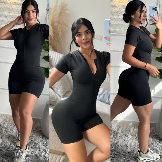 ENTERIZO CIERRE SHORT SESGOS SUPLEX T/U