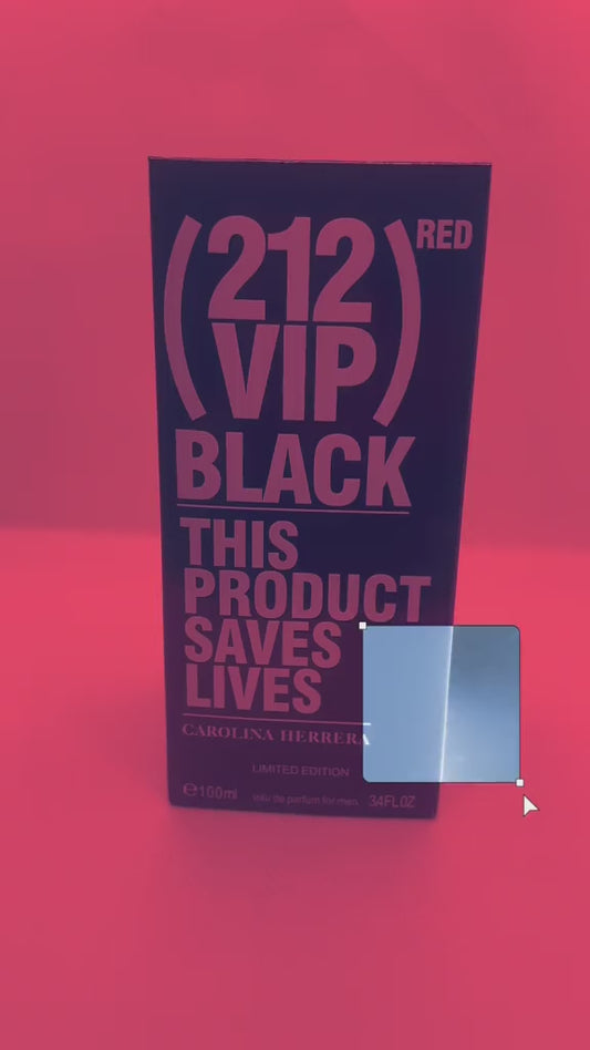 Perfume 212 Vip Black Red